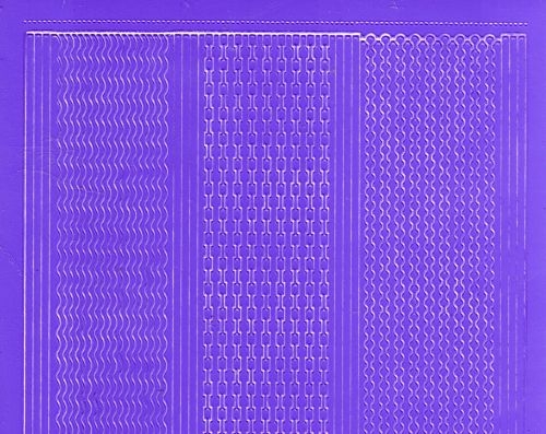 Sticker - Rnder / Linien - violett - 1016