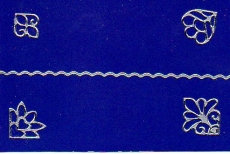 Sticker - Rand und Ecken 3 - silber - 1033