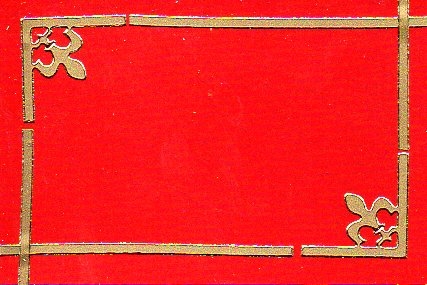 Sticker - Rand und Ecken 2 - gold - 7004