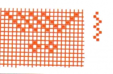 Mosaik-Sticker - Ganze Platte - 1038 - orange
