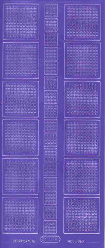 Mosaik-Sticker - Quadrate - 1078 - violett