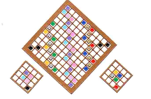 Mosaik-Sticker - Quadrate - 1078 - violett
