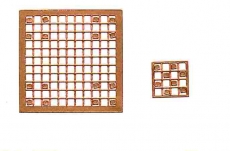 Mosaik-Sticker - Quadrate - 1078 - bronze