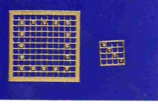 Mosaik-Sticker - Quadrate - 1078 - gold