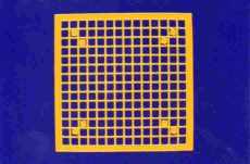 Mosaik-Sticker - Quadrate & Rand - 1081 - gelb