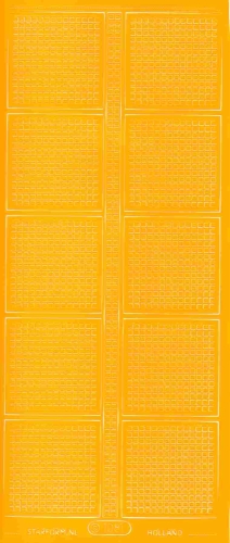 Mosaik-Sticker - Quadrate & Rand - 1081 - gelb
