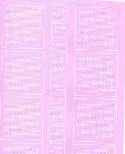 Mosaik-Sticker - Quadrate - 1078 - rosa