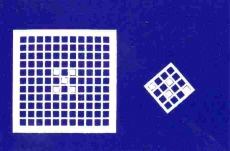 Mosaik-Sticker - Quadrate - 1078 - wei