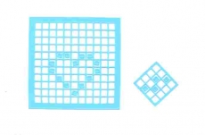 Mosaik-Sticker - Quadrate - 1078 - hellblau