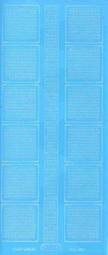 Mosaik-Sticker - Quadrate - 1078 - hellblau