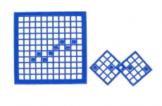 Mosaik-Sticker - Quadrate - 1078 - blau