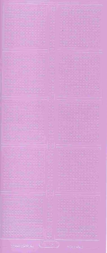Mosaik-Sticker - Quadrate & Rand - 1081 - flieder