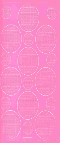 Mosaik-Sticker - Ovale (Eier) - 1080 - rosa