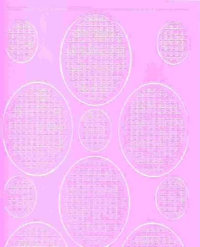 Mosaik-Sticker - Ovale (Eier) - 1080 - rosa