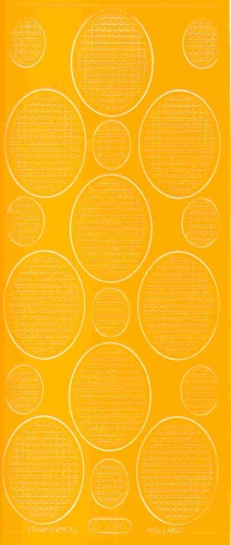 Mosaik-Sticker - Ovale (Eier) - 1080 - gelb