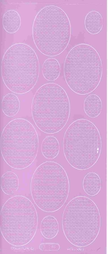 Mosaik-Sticker - Ovale (Eier) - 1080 - flieder