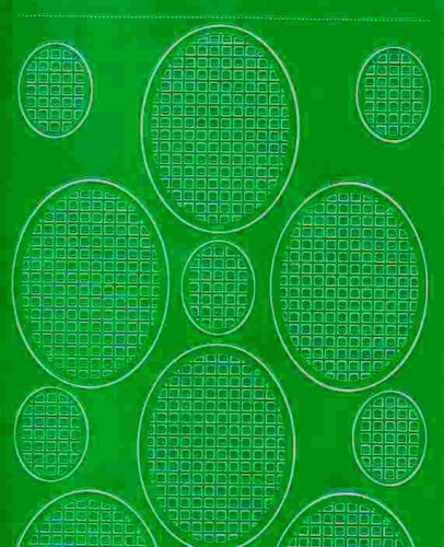 Mosaik-Sticker - Ovale (Eier) - 1080 - grn