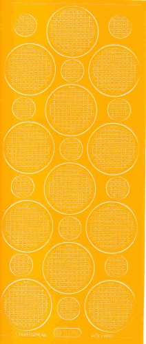 Mosaik-Sticker - Kreise - 1079 - gelb