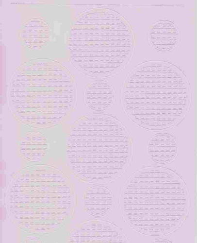 Mosaik-Sticker - Kreise - 1079 - flieder