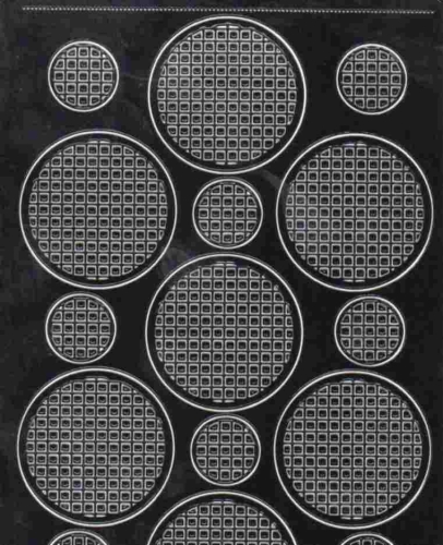 Mosaik-Sticker - Kreise - 1079 - schwarz