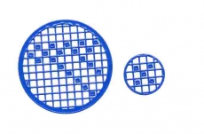Mosaik-Sticker - Kreise - 1079 - blau