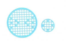 Mosaik-Sticker - Kreise - 1079 - hellblau