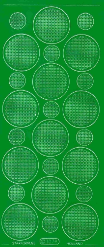 Mosaik-Sticker - Kreise - 1079 - grn