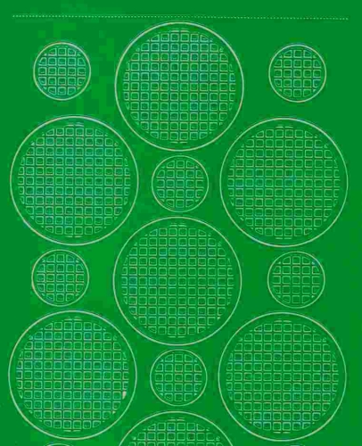 Mosaik-Sticker - Kreise - 1079 - grn