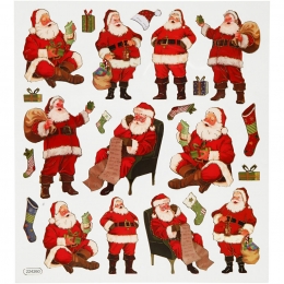 Creativ-Sticker Klassischer Weihnachtsmann