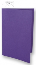 5x Doppelkarten A6 violett (Rayher)