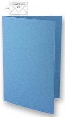 5x Doppelkarten A6 azurblau (Rayher)