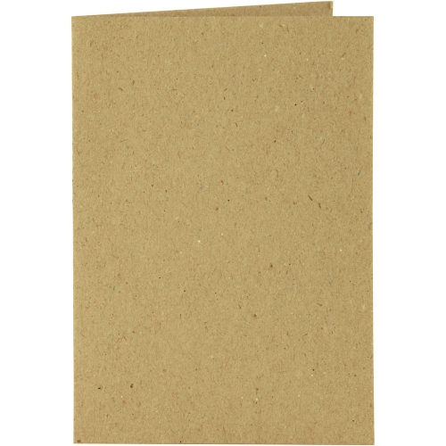 Doppelkarten-Set - natur - 6 Karten A6 & 6 Umschlge C6 (Card Making)