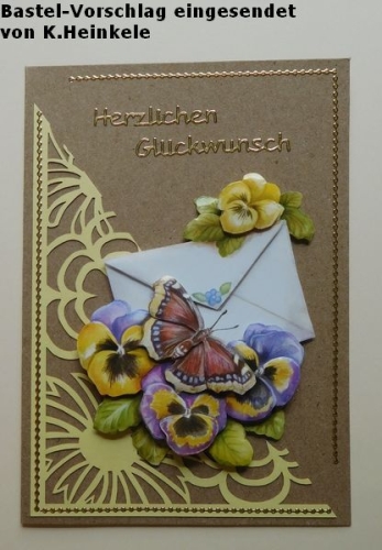 Doppelkarten-Set - natur - 6 Karten A6 & 6 Umschlge C6 (Card Making)