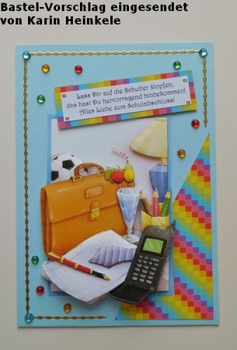 1 Doppelkarte A6 + 1 Umschlag C6 - hellblau (Card Making)