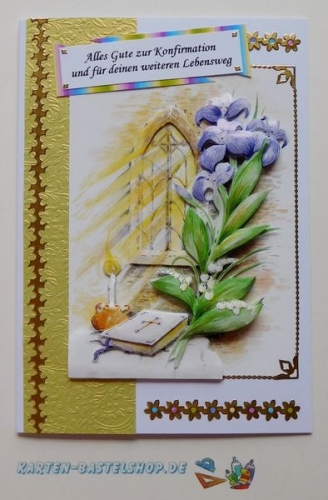 Doppelkarten-Set - wei - 6 Karten A6 & 6 Umschlge C6 (Card Making)