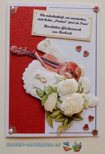 Doppelkarten-Set - wei - 6 Karten A6 & 6 Umschlge C6 (Card Making)