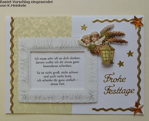 Doppelkarten-Set - wei - 6 Karten A6 & 6 Umschlge C6 (Card Making)