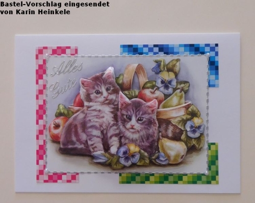 Doppelkarten-Set - wei - 6 Karten A6 & 6 Umschlge C6 (Card Making)