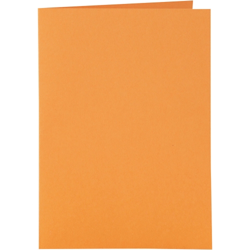 1 Doppelkarte A6 + 1 Umschlag C6 - orange (Card Making)