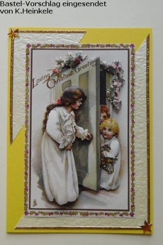 Doppelkarten-Set - gelb - 6 Karten A6 & 6 Umschlge C6 (Card Making)