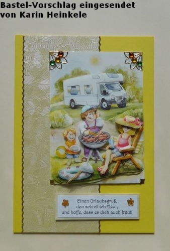Doppelkarten-Set - gelb - 6 Karten A6 & 6 Umschlge C6 (Card Making)