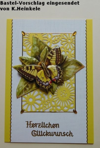 Doppelkarten-Set - gelb - 6 Karten A6 & 6 Umschlge C6 (Card Making)
