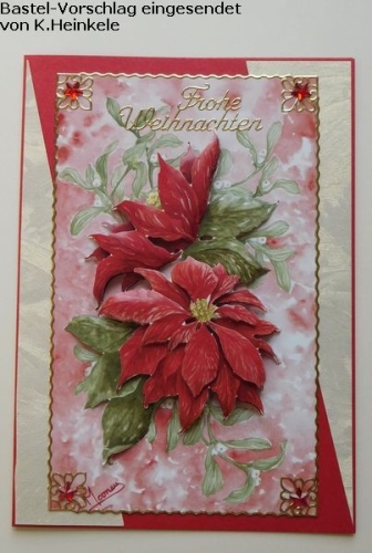Doppelkarten-Set - rot - 6 Karten A6 & 6 Umschlge C6 (Card Making)