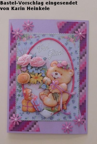 Doppelkarten-Set - helllila - 6 Karten A6 & 6 Umschlge C6 (Card Making)