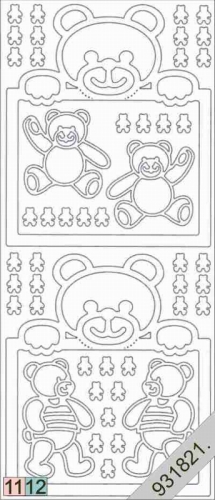 Sticker - Baby-Brchen - wei - 937