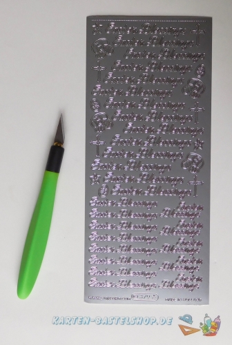 Sticker - Easter Blessings - silber - 379