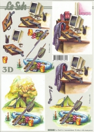 3D-Bogen Bro und Angeln von LeSuh (821505)