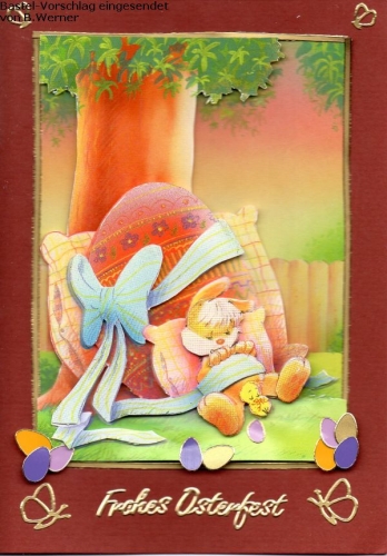 3D-Bogen Osterhase und Ei von LeSuh (4169153)