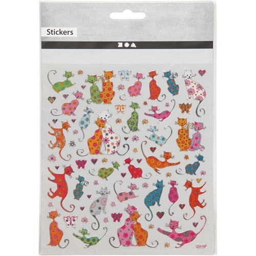 Creativ-Sticker Katzen