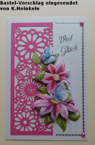 Cardboard Lace Patterns - rot-pink